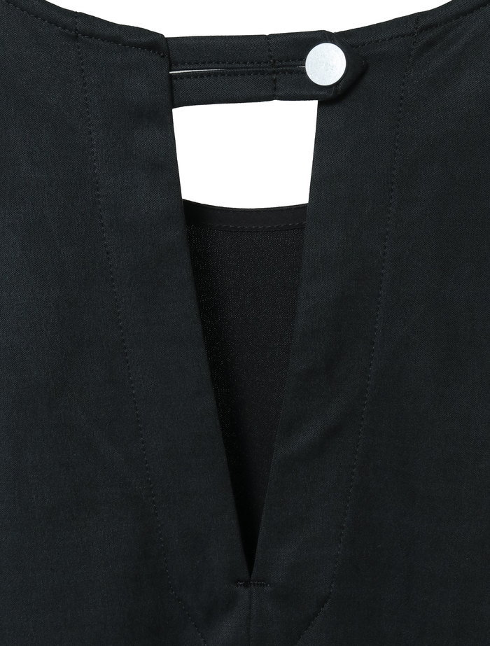 キュプラジャージストレートロングワンピース 詳細画像 ブラック 4