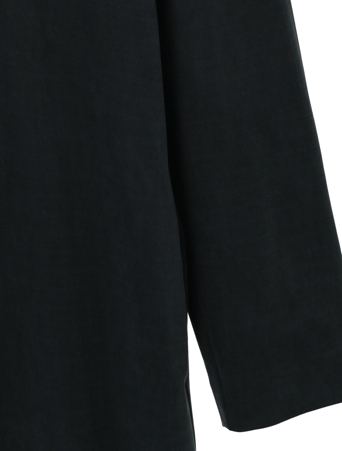 キュプラジャージストレートロングワンピース 詳細画像 ブラック 5