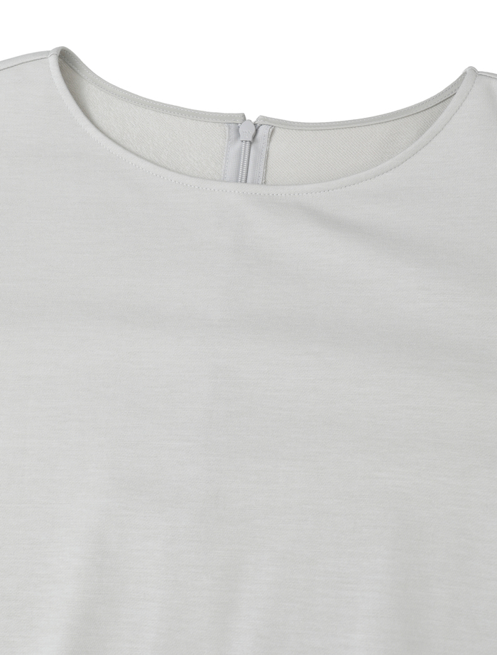 テンセルコットンスウェットロングワンピース 詳細画像 ライトグレー 3