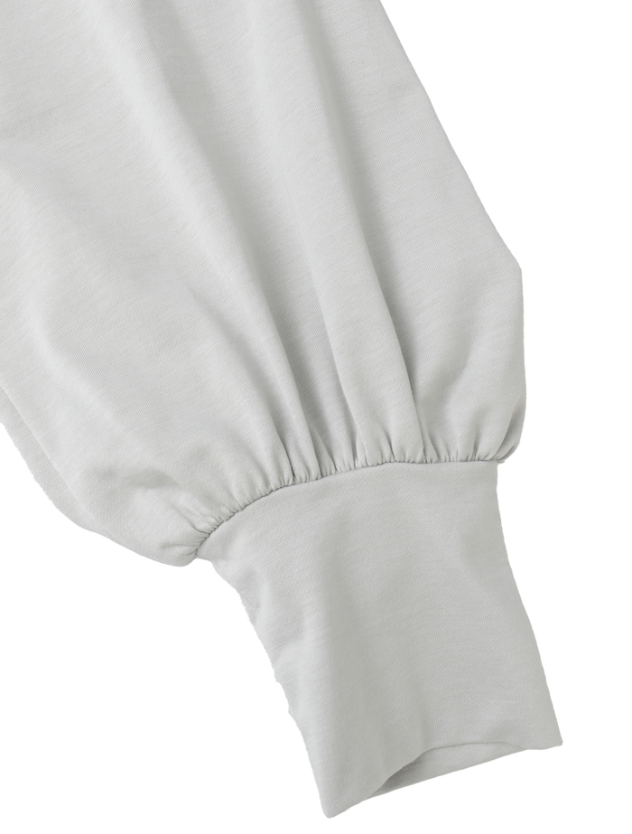 テンセルコットンスウェットロングワンピース 詳細画像 ライトグレー 5