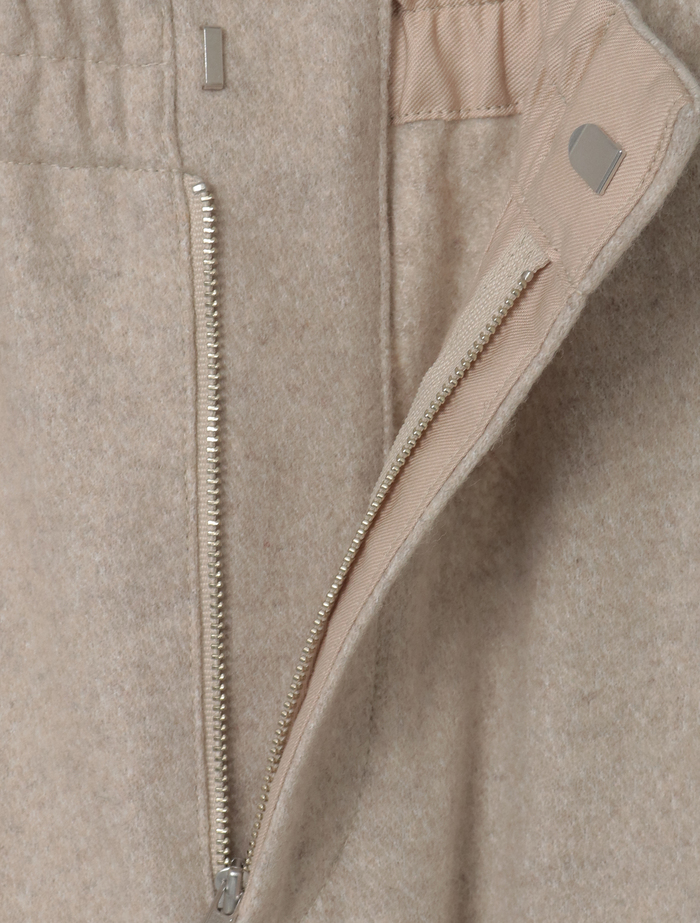 マットフィニッシュウールジャージカーゴパンツ 詳細画像 オフホワイト 5