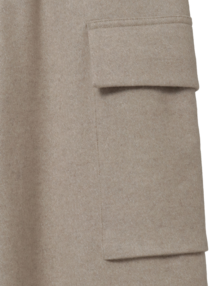 マットフィニッシュウールジャージカーゴパンツ 詳細画像 オフホワイト 6