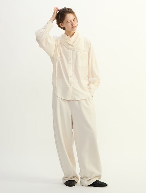 ソフト裏毛スウェットスラックスパンツ