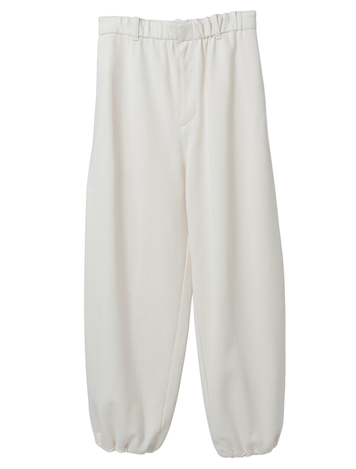 ソフト裏毛スウェットスラックスパンツ 詳細画像 アイボリー 12