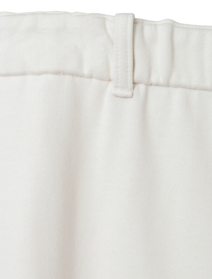 ソフト裏毛スウェットスラックスパンツ 詳細画像 アイボリー 8