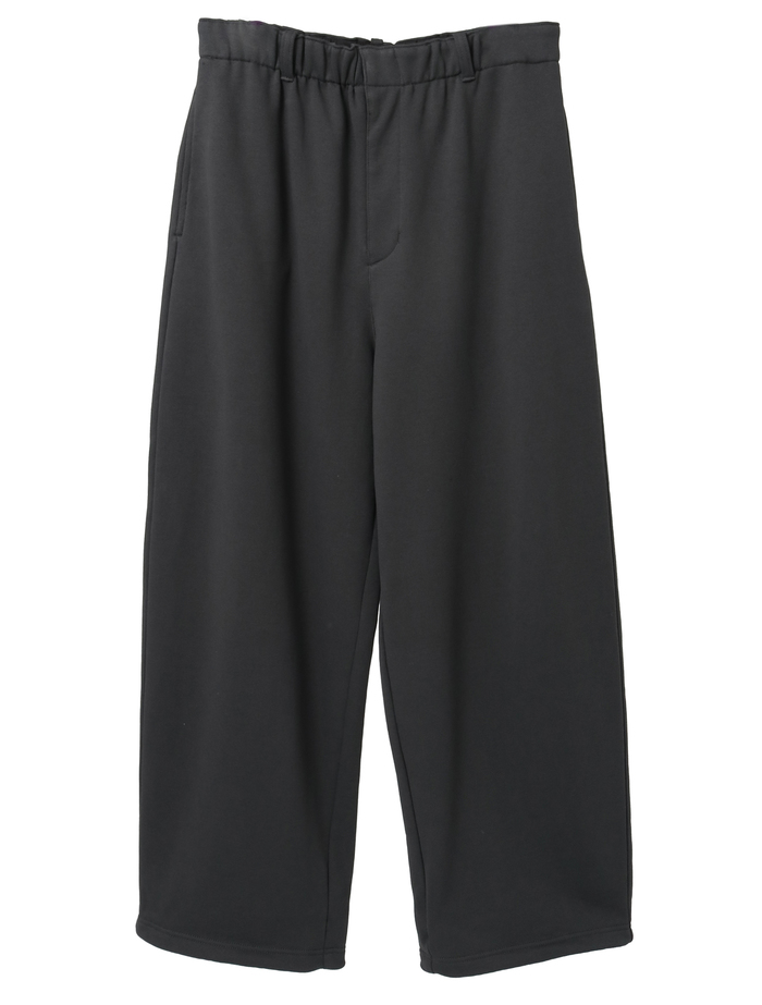 ソフト裏毛スウェットスラックスパンツ 詳細画像 チャコールグレー 1