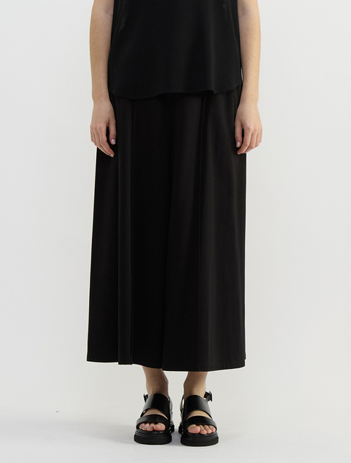 テンセルコットンスウェットフレアパンツ