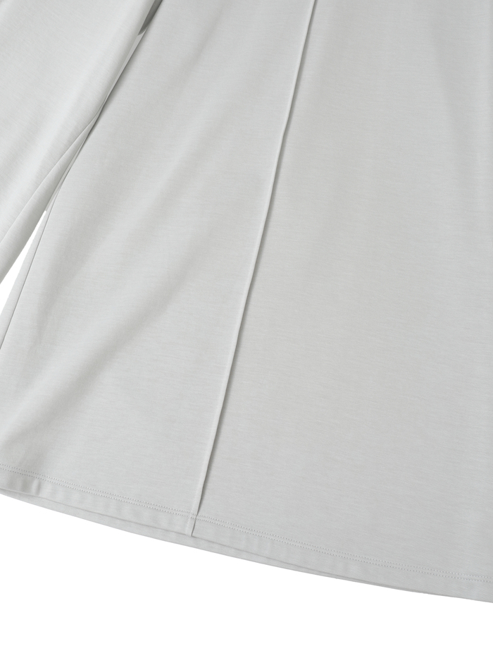 テンセルコットンスウェットフレアパンツ 詳細画像 ライトグレー 5