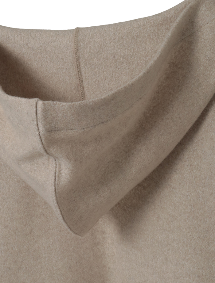 マットフィニッシュウールジャージフーディ 詳細画像 オフホワイト 4