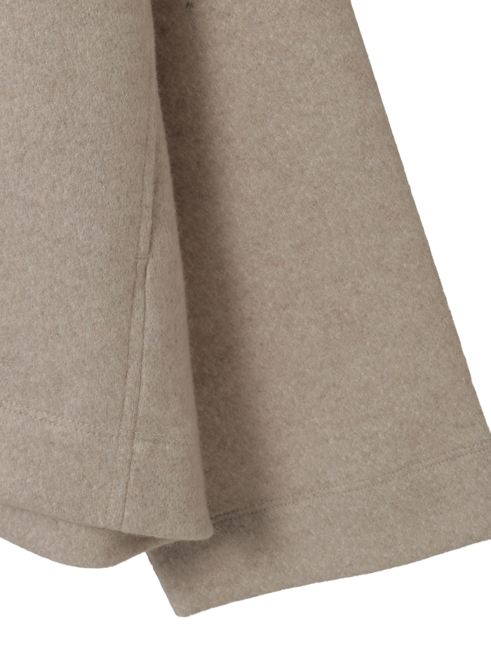 マットフィニッシュウールジャージフーディ 詳細画像 オフホワイト 5