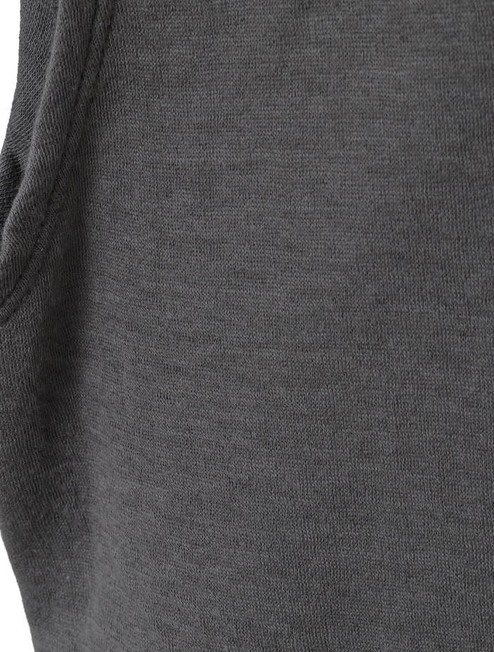 スーピマカシミヤダブルガーゼノースリーブトップス 詳細画像 グレー 9