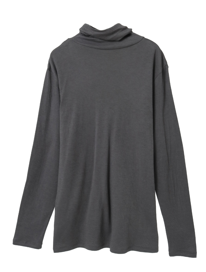 スーピマカシミヤダブルガーゼロングTシャツ 詳細画像 グレー 2