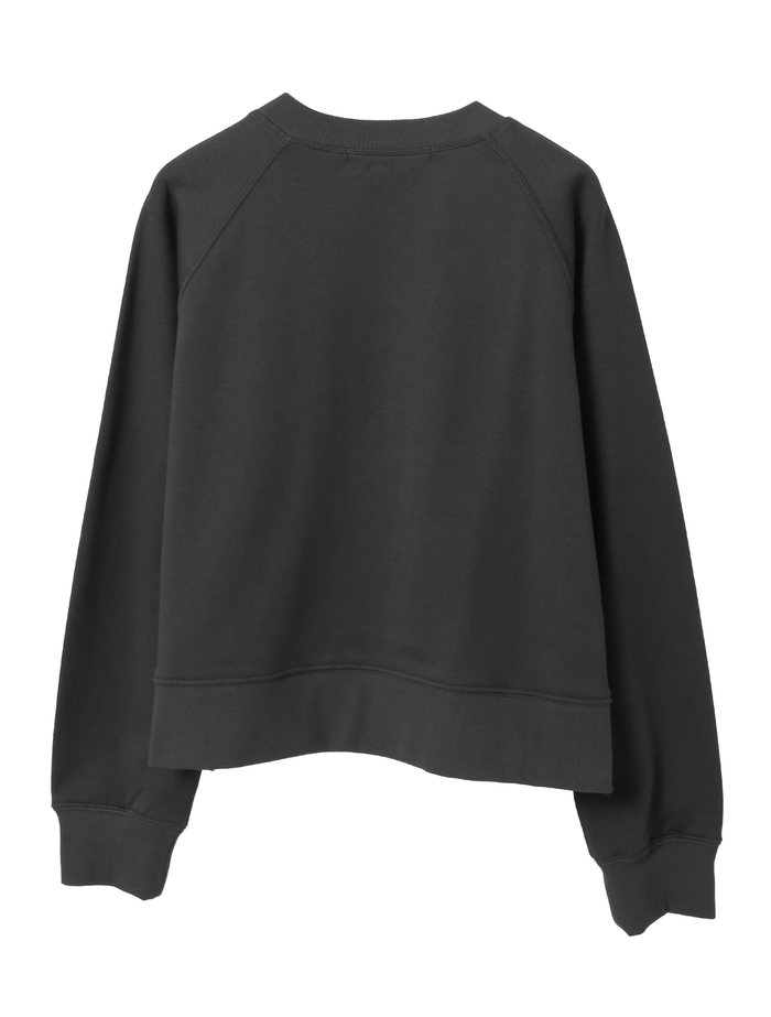 ソフト裏毛スウェットシャツ 詳細画像 チャコールグレー 2