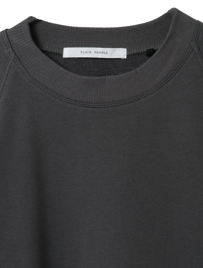 ソフト裏毛スウェットシャツ 詳細画像 チャコールグレー 3