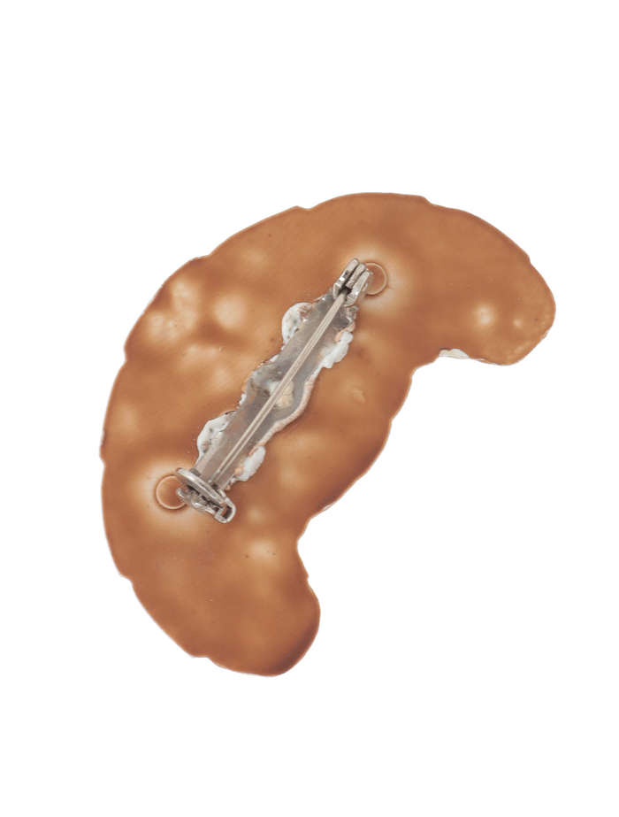 【CONFETTY/コンフェッティ】Croissant Vintage Brooch 詳細画像 ブラウン 2