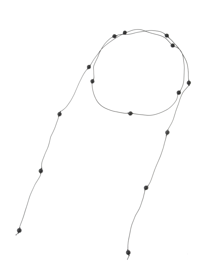 【ANNIKA INEZ/アニカイネズ】ベルト-ネックレス/Beaded Belt-Necklace 詳細画像 ブラック 1