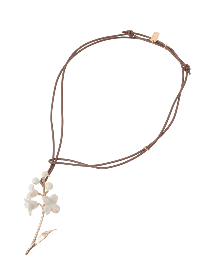 【RENARD BIJOUX/ルナール ビジュー】ネックレス/FLOWER CHOKER NECKLACE 詳細画像 ホワイト 1