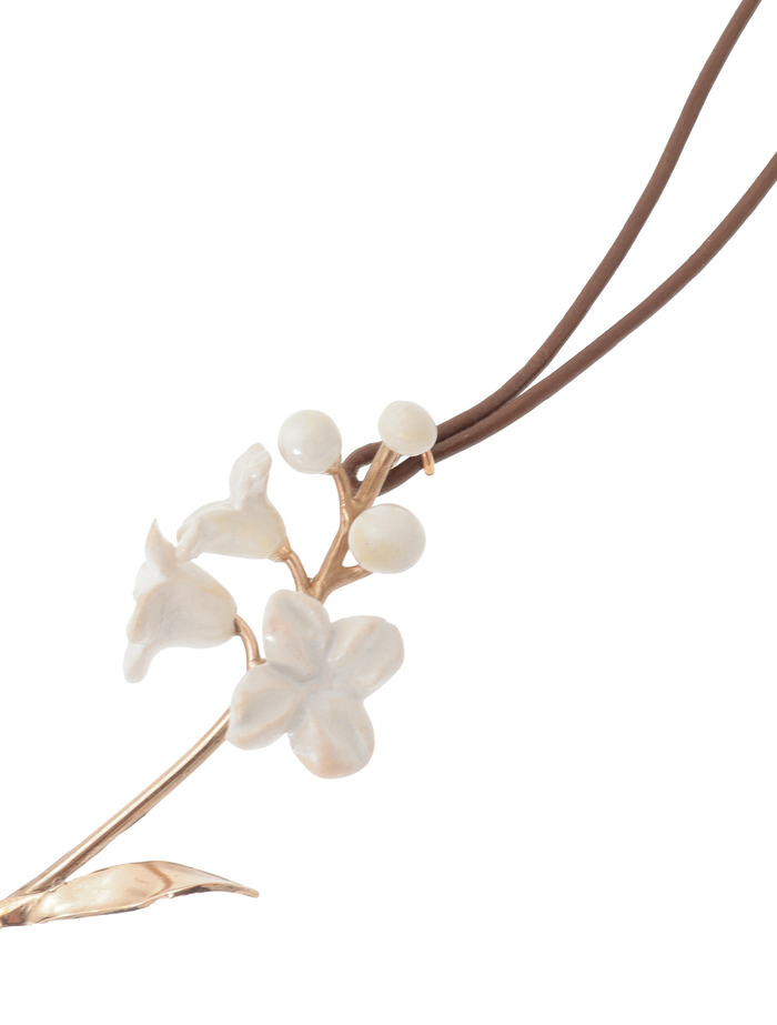 【RENARD BIJOUX/ルナール ビジュー】ネックレス/FLOWER CHOKER NECKLACE 詳細画像 ホワイト 3