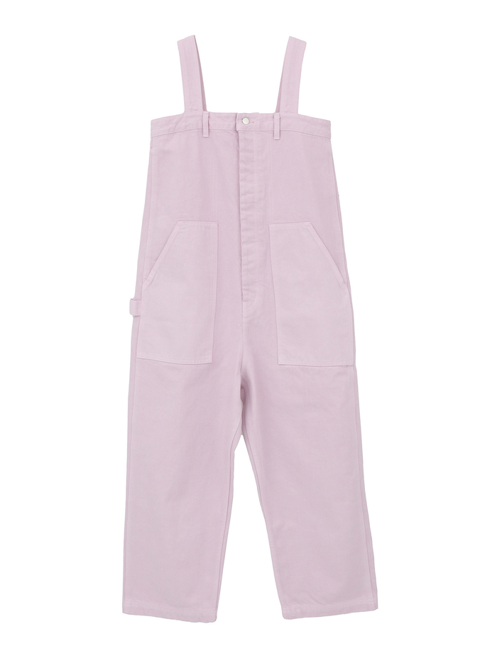 【ESLOW/エスロー】DENIM OVER ALL 詳細画像 ピンク 1