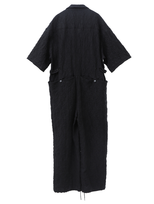 【ESLOW/エスロー】RASCHEL JAQUARD JUMPSUITS