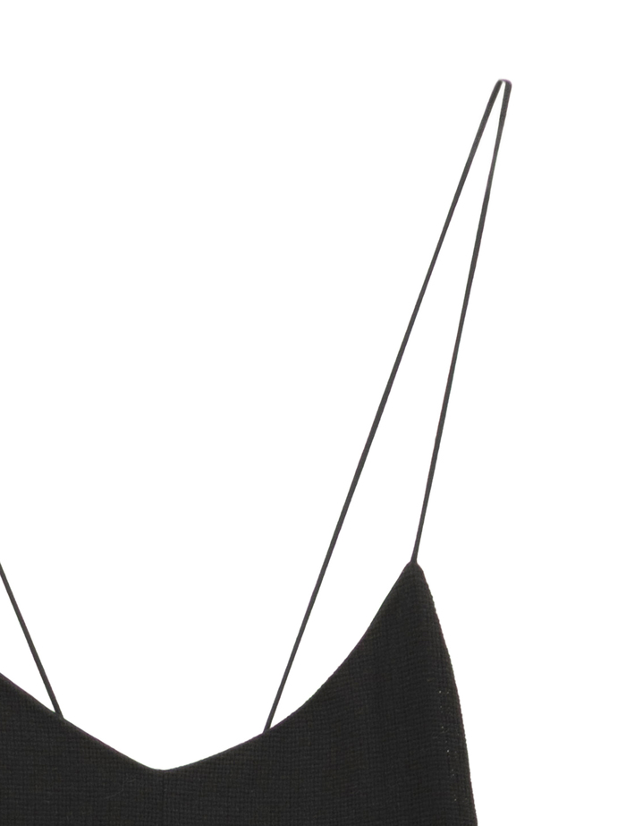 【ESLOW/エスロー】LINEN PANAMA CAMISOLE DRESS 詳細画像 ブラック 5