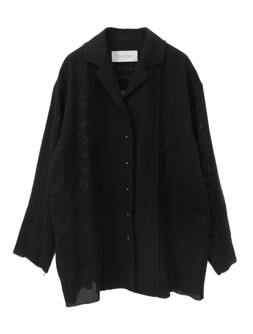 【ESLOW/エスロー】LINEN PANAMA CHORE JACKET