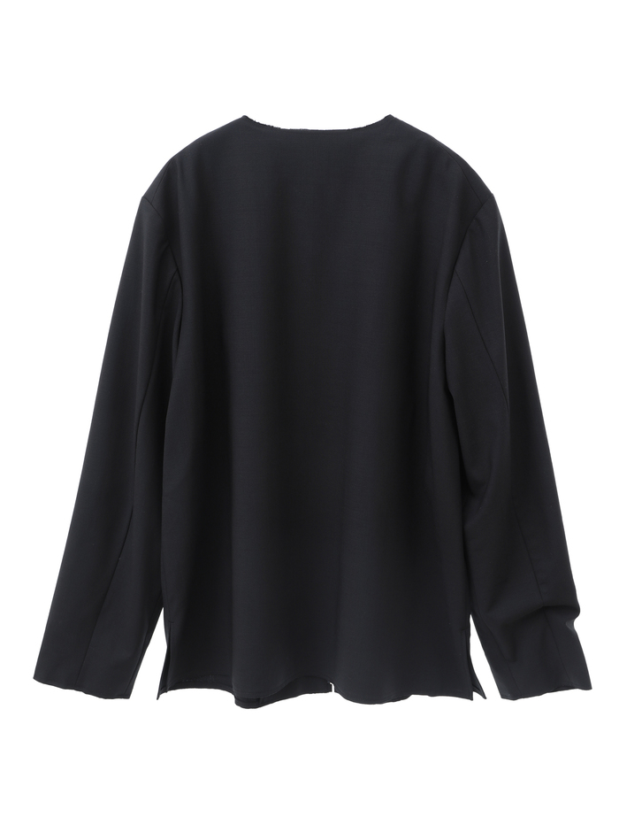 【ESLOW/エスロー】WOOL TORO SHIRT JACKET 詳細画像 ブラック 2