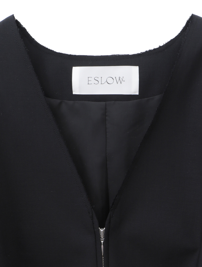 【ESLOW/エスロー】WOOL TORO SHIRT JACKET 詳細画像 ブラック 3