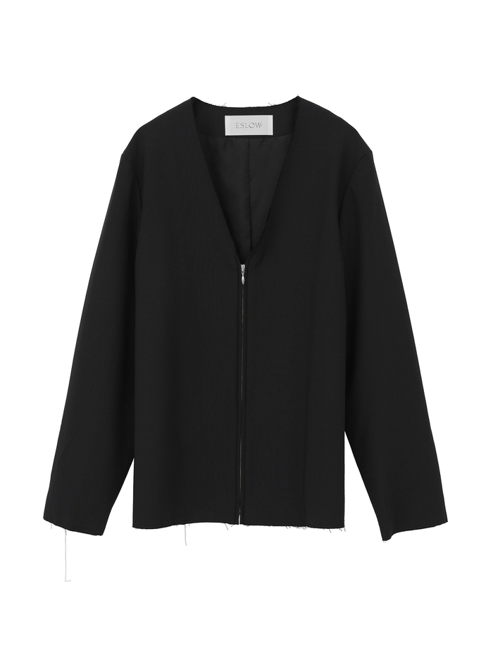 【ESLOW/エスロー】WOOL TORO SHIRT JACKET 詳細画像 ブラック 7