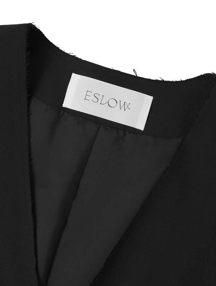 【ESLOW/エスロー】WOOL TORO SHIRT JACKET 詳細画像 ブラック 9