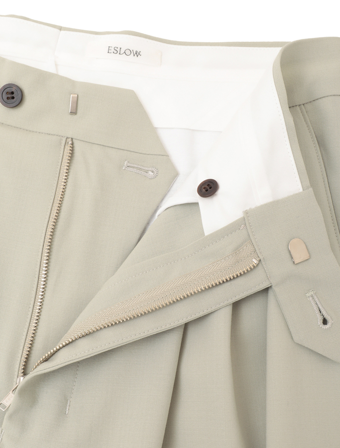 	【ESLOW/エスロー】WOOL TORO CULOTTE PANTS 詳細画像 ライトベージュ 4