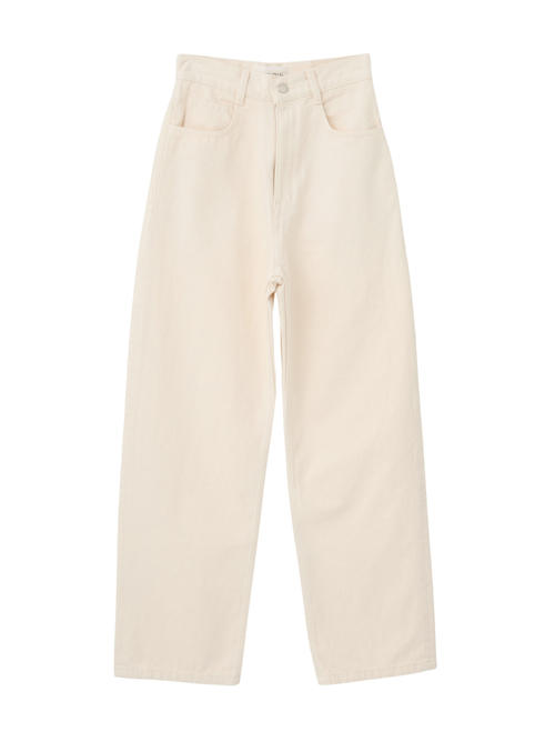 【ESLOW/エスロー】DENIM WIDE STRIGHT PANTS