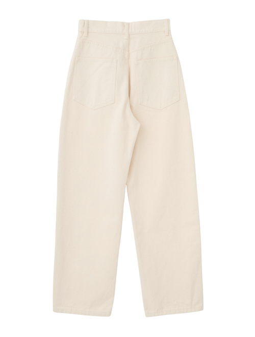 【ESLOW/エスロー】DENIM WIDE STRIGHT PANTS