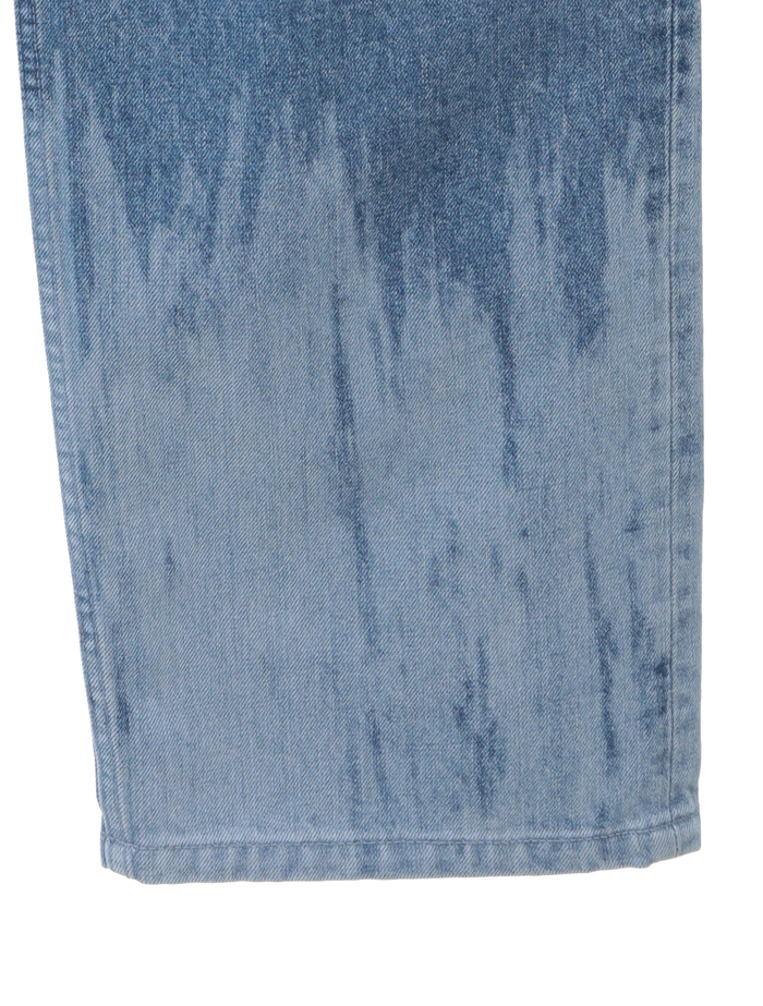 【ESLOW/エスロー】DENIM WIDE STRIGHT PANTS 詳細画像 パターンブリーチ 4