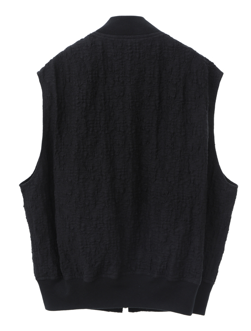 【ESLOW/エスロー】RASCHEL JAQUARD SLEEVELESS MA-1