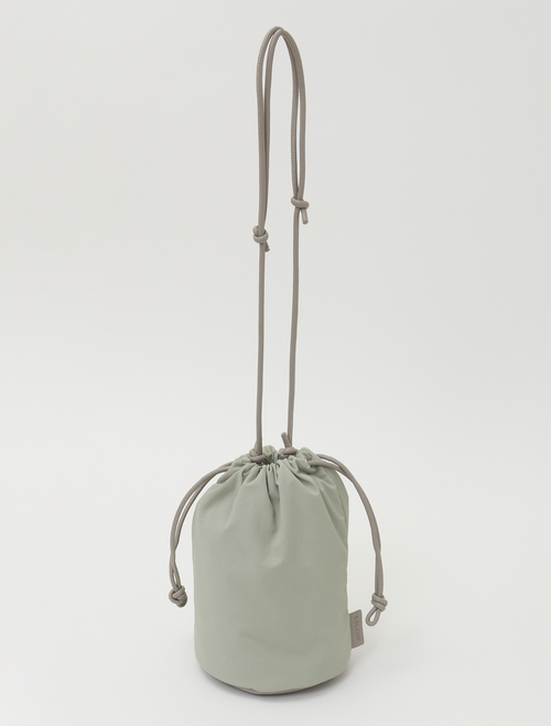【ESLOW/エスロー】NYLON I-LINED DRAWSTRING BAG