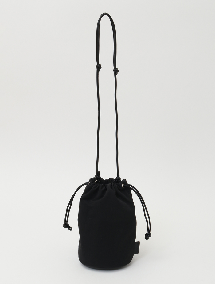 【ESLOW/エスロー】NYLON I-LINED DRAWSTRING BAG 詳細画像 ブラック 1