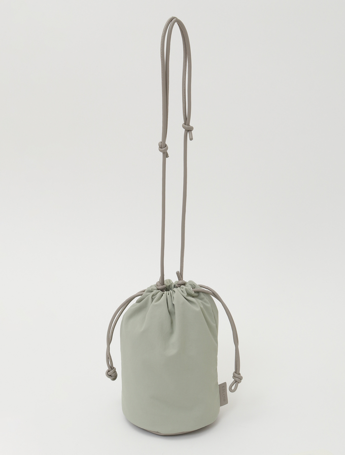 【ESLOW/エスロー】NYLON I-LINED DRAWSTRING BAG 詳細画像 ライトミント 1