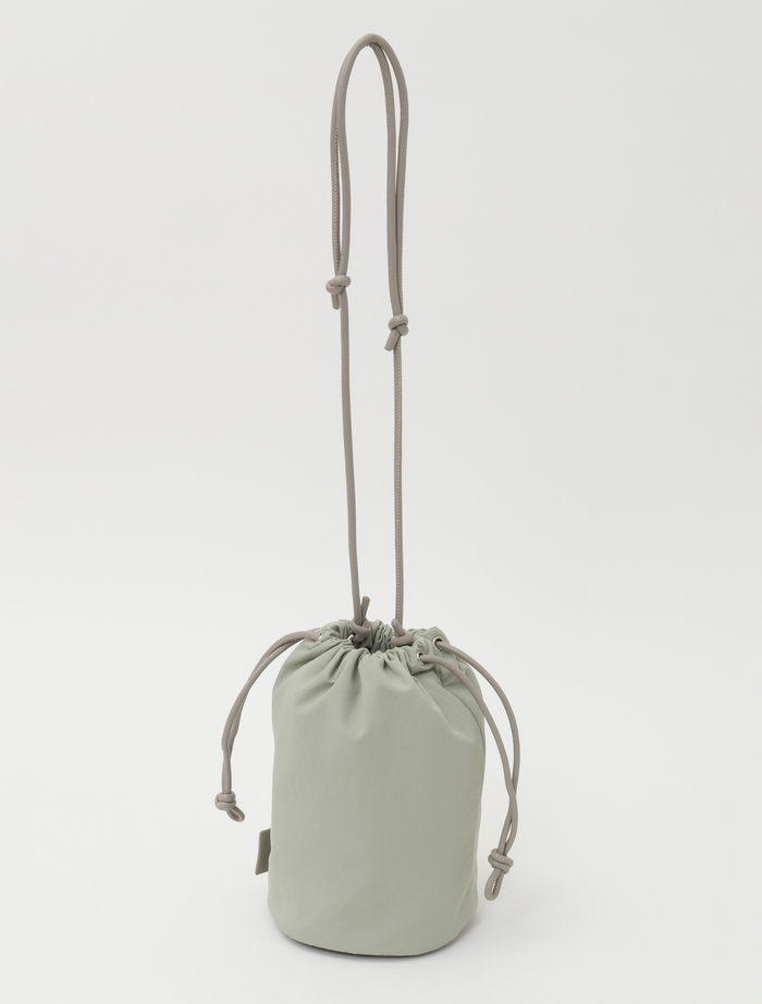 【ESLOW/エスロー】NYLON I-LINED DRAWSTRING BAG 詳細画像 ライトミント 4