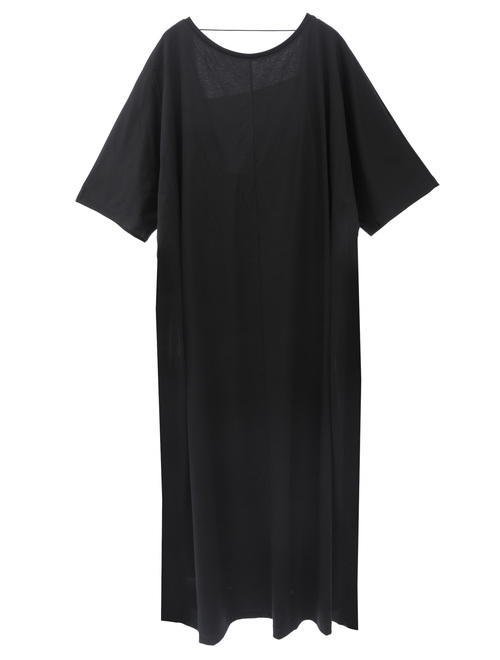 【ESLOW/エスロー】PLAIN JERSEY LAYERED DRESS