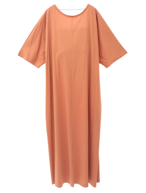 【ESLOW/エスロー】PLAIN JERSEY LAYERED DRESS