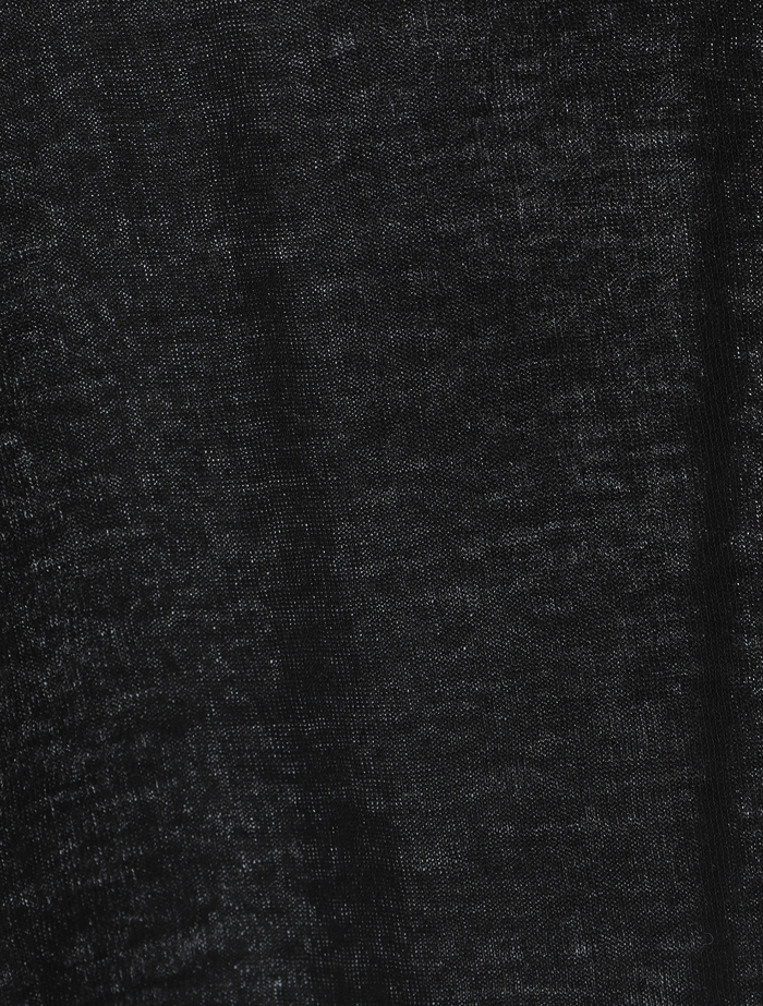 【ESLOW/エスロー】SHEERED JERSEY LAYERED LONG SLEEVE TEE 詳細画像 ブラック×グリーン 11