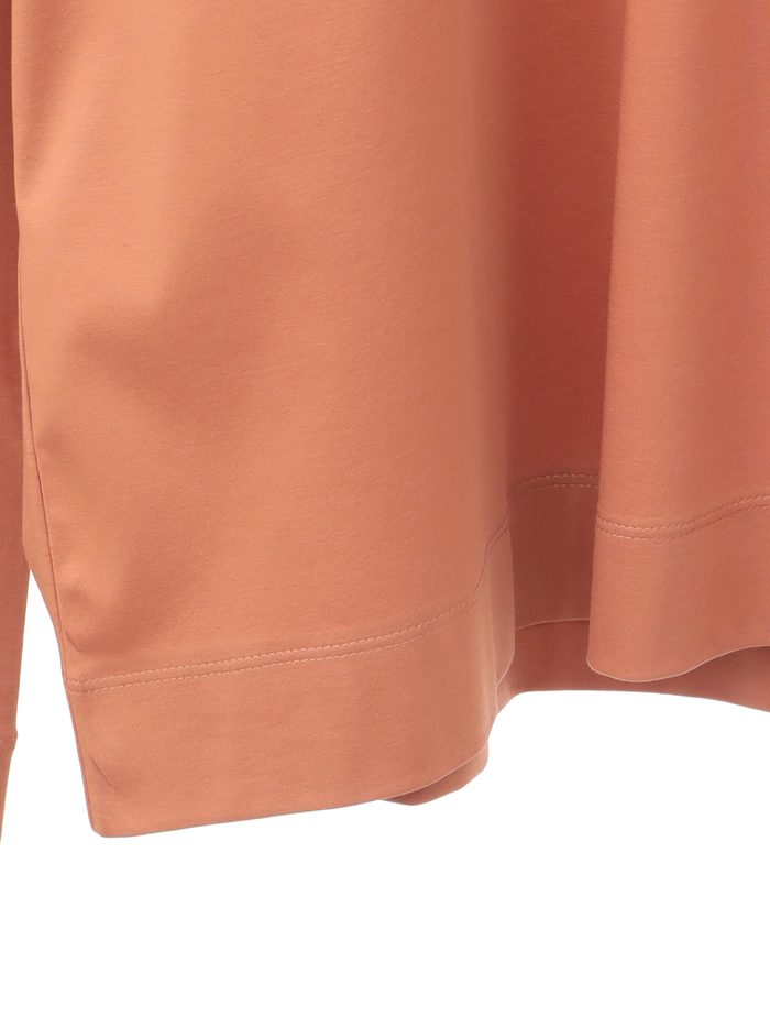 【ESLOW/エスロー】PLAIN JERSEY LONG TEE w/ SCARF 詳細画像 オレンジ 5