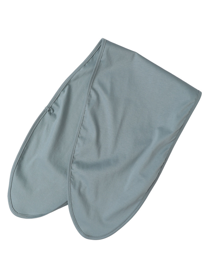 【ESLOW/エスロー】PLAIN JERSEY LONG TEE w/ SCARF 詳細画像 サックスブルー 9