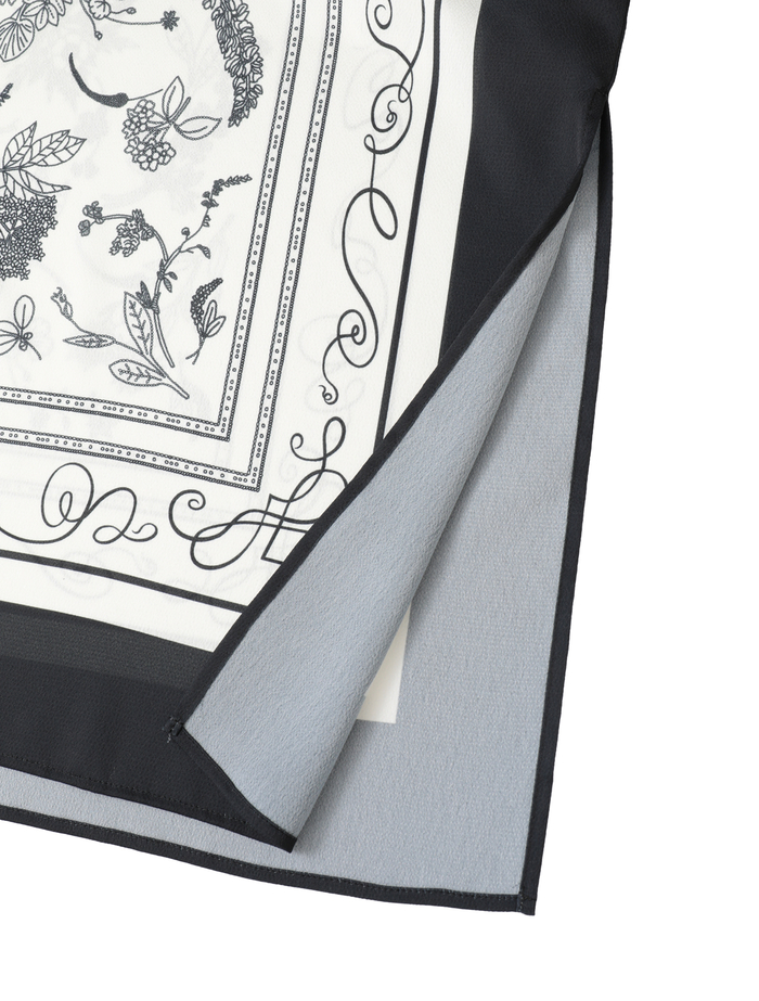 パネルプリントブラウス 詳細画像 ブラック 10