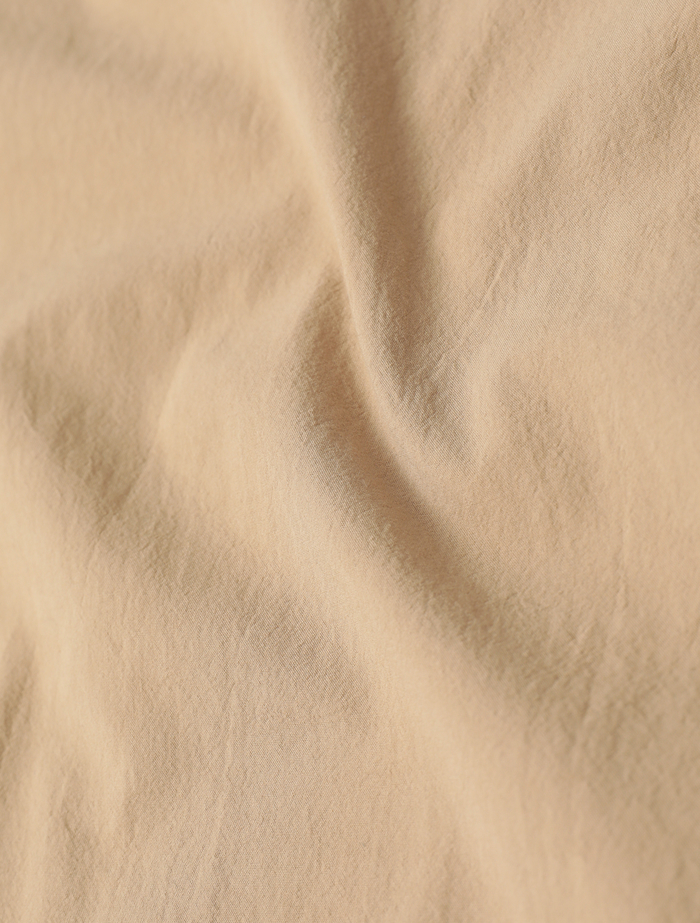 オーガニックコットンクレポンオーバーサイズシャツ 詳細画像 ベージュ 10