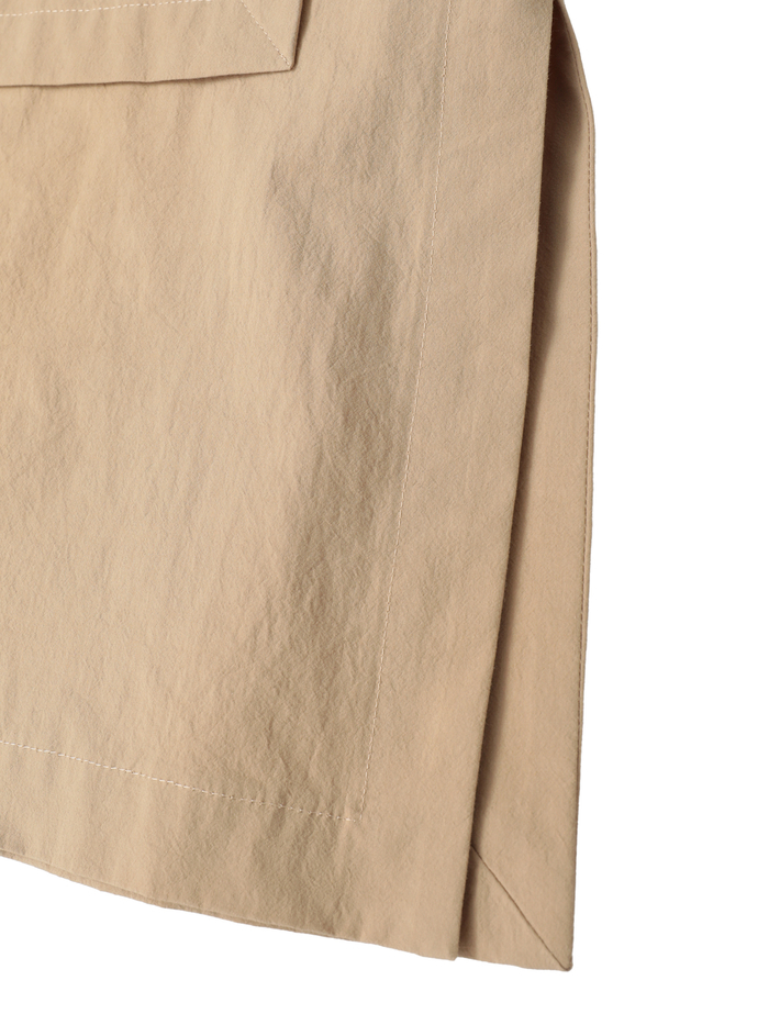 オーガニックコットンクレポンオーバーサイズシャツ 詳細画像 ベージュ 8