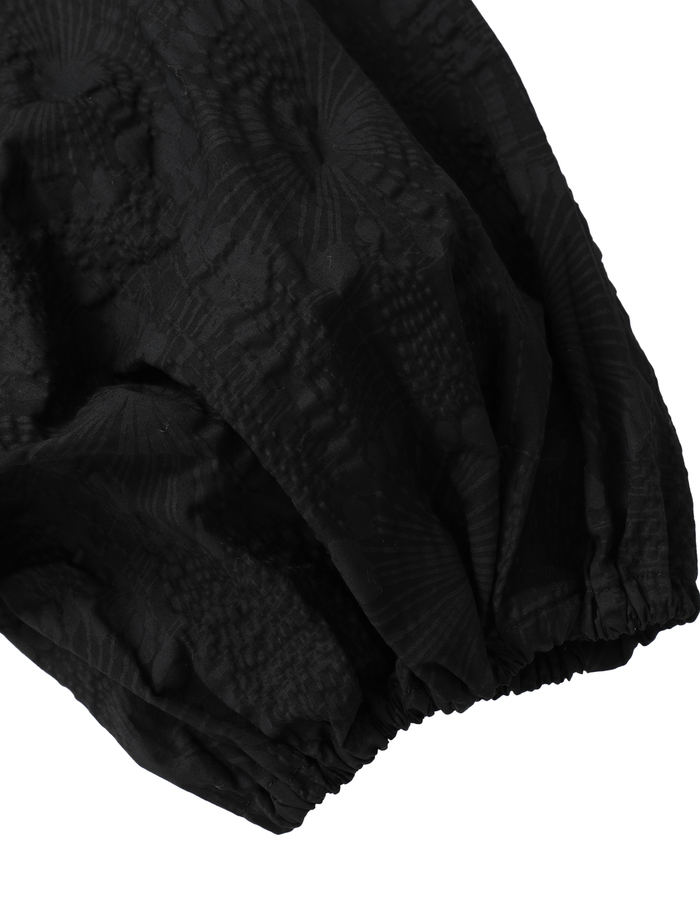 塩縮プリントカシュクールブラウス 詳細画像 ブラック 7