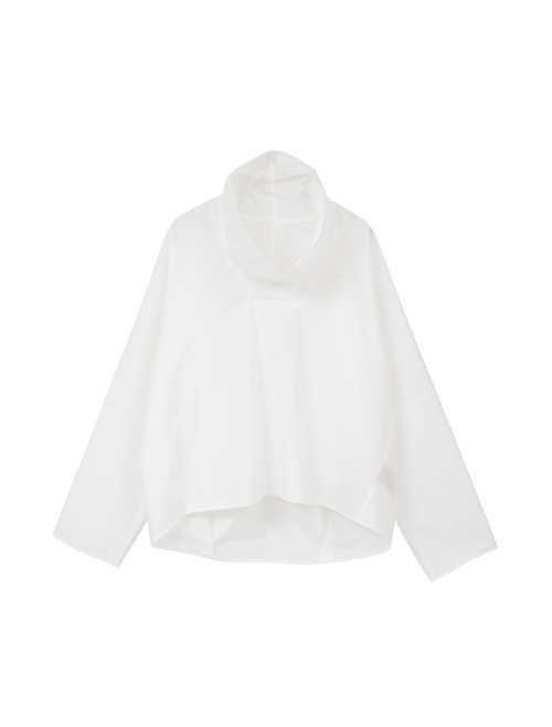 タイプライターハイネックブラウス