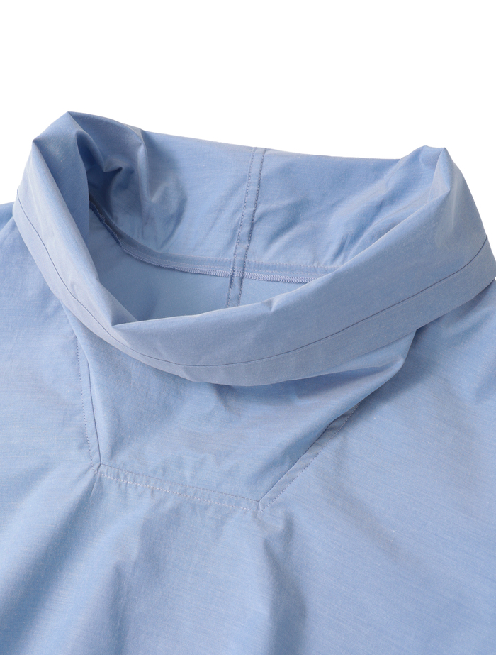 タイプライターハイネックブラウス 詳細画像 ブルー 3